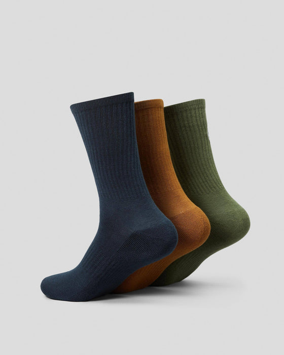 Rip Curl Wet Crew Socks 3 pack - Boardworx