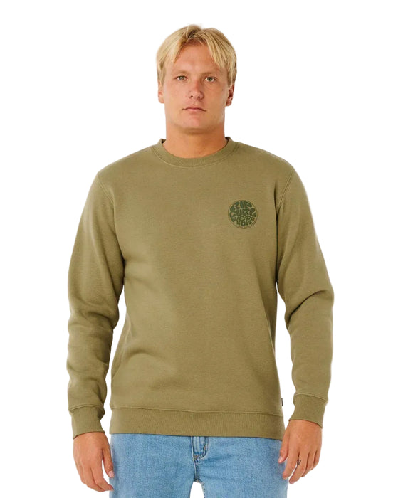 Rip Curl Wettie Icon Crew Surplus Green