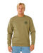 Rip Curl Wettie Icon Crew Surplus Green