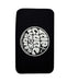Rip Curl black wetsuit changing mat with bold white logo and rounded corners