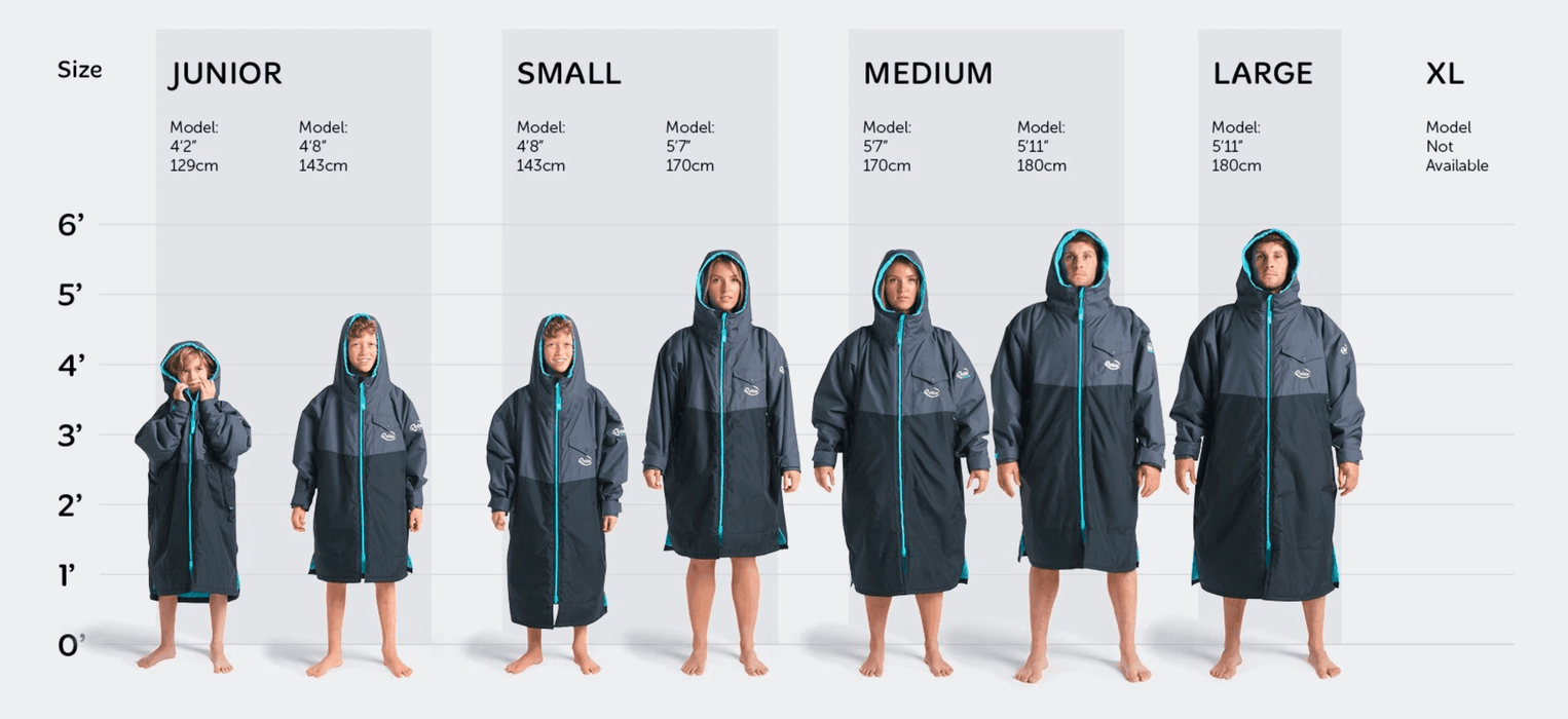 Robie Dry-Series Recycled Long Sleeve Changing Robe - Boardworx