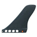 Sandbanks black easy clip-in SUP skeg fin with orange clip for paddleboard