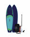 Sandbanks Elite 10'6 32" SUP Stand Up Paddle board Navy Blue - Boardworx