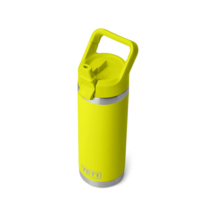 Yeti Rambler 18 oz (532 ml) Bottle With Colour-Matched Straw Cap Firefly Yellow