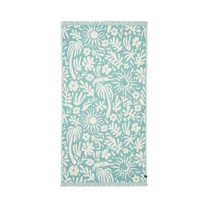Slowtide Sunny Driftweave Turkish Towel - Sky Blue