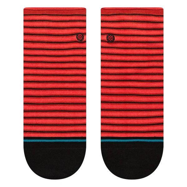 Stance Quarter Socks Red Fade - Boardworx