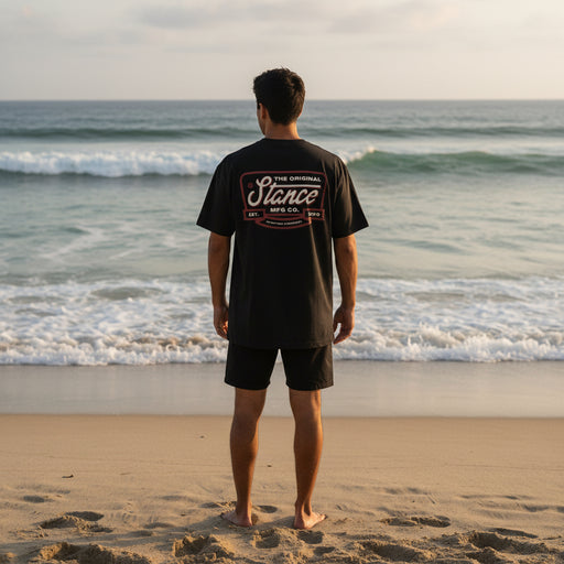 stance black t-shirt