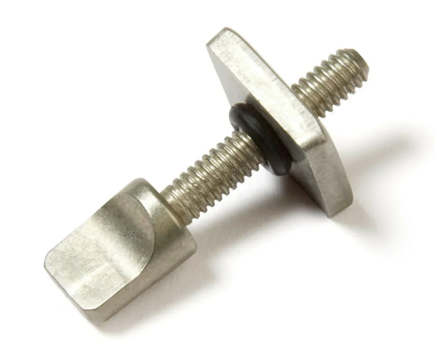 Stainless steel SUP fin screw and plate set for paddleboard or surfboard attachment