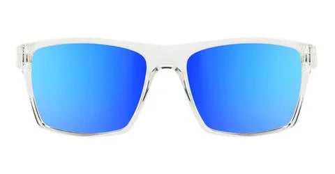 Dirty Dog Vendetta Crystal Grey - Blue Fusion Mirror Polarised Sunglasses