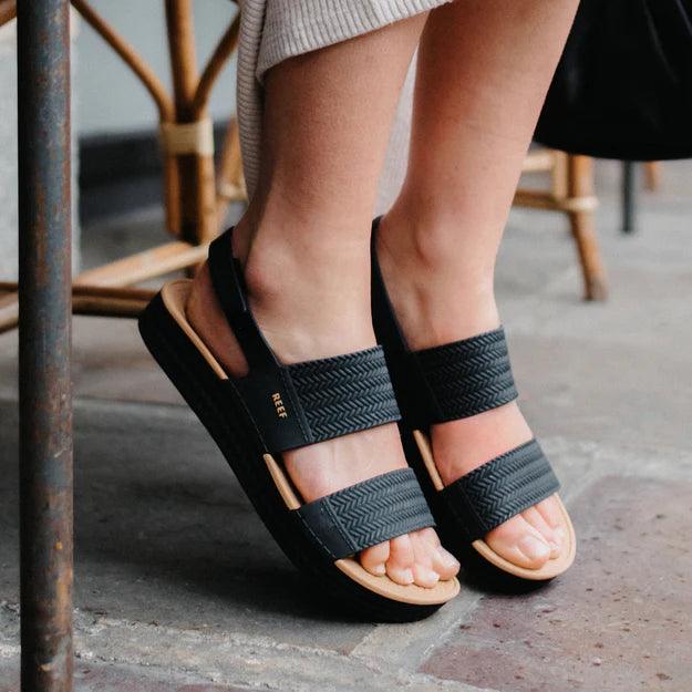 Reef Water Vista Sandals - Black/Tan