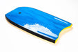 Vision Spark blue bodyboard with black rails and yellow edge, 42 inch, for watersports