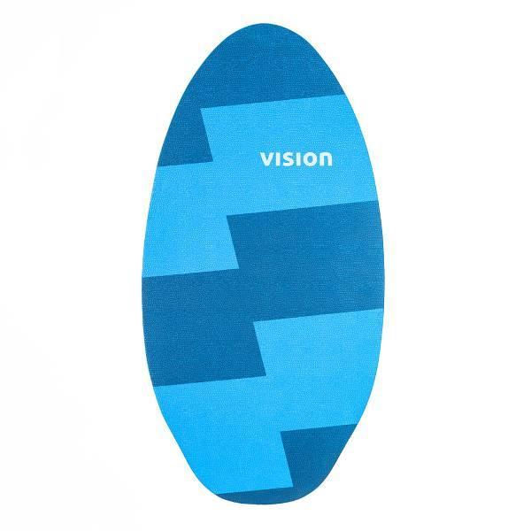 Vision Spark skimboard 41 inch with blue zigzag pattern, watersports board