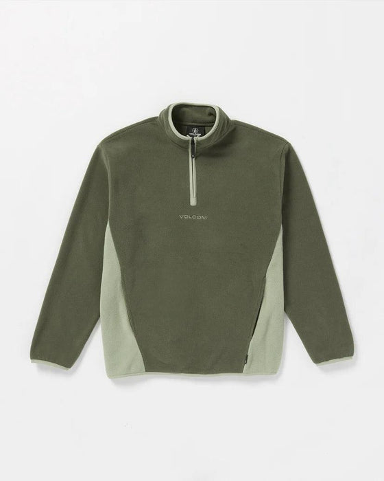 Volcom Error 92 Mock Neck Winter Moss Fleece - Boardworx