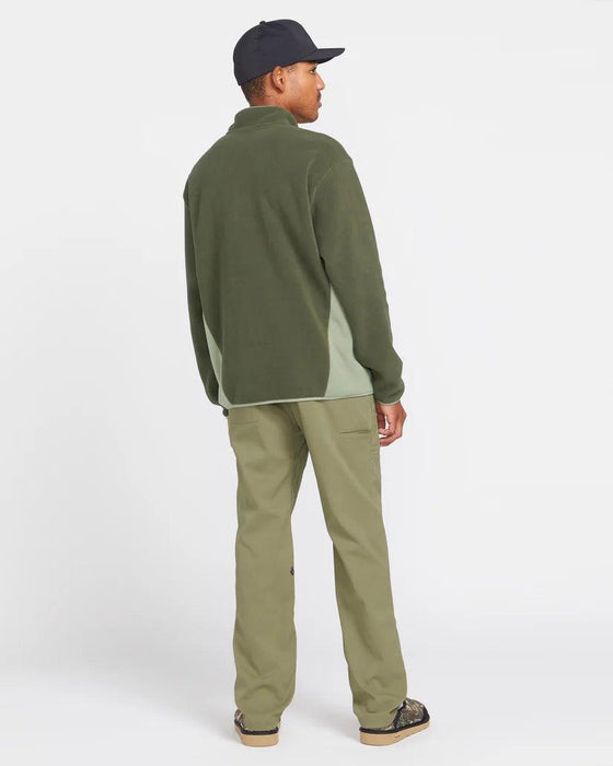 Volcom Error 92 Mock Neck Winter Moss Fleece - Boardworx