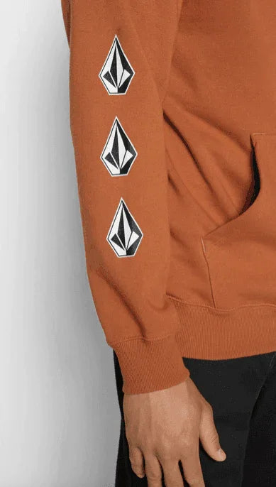 Volcom Iconic Stone Pullover Hoody Mocha - Boardworx