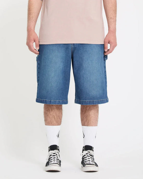 Volcom Kraftsman II 24" Denim Short - Park Blue