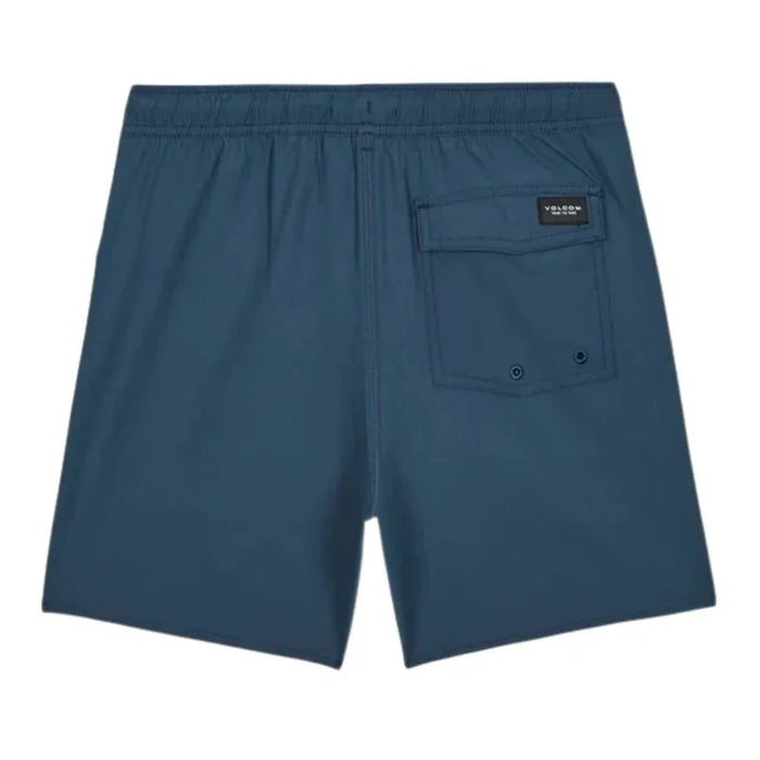 Volcom Lido Solid Trunk 16" Boardshort - Midnight Blue