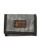 Gray camouflage wallet with Volcom logo on a white background