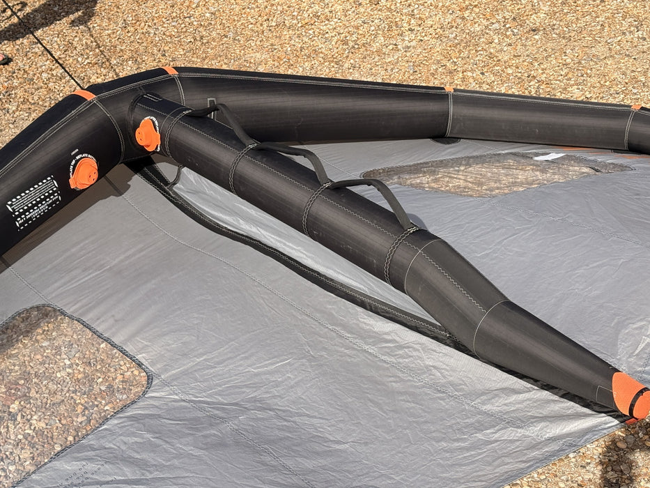 RRD Evo Wing 5.5m grey and orange canopy