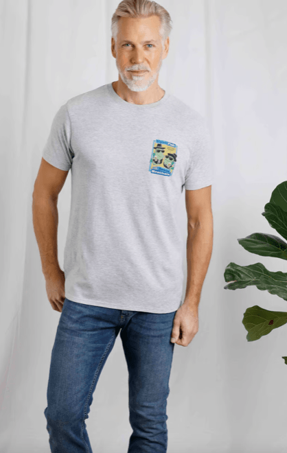 Weird Fish Booze Brothers Artist Tee Grey Marl - Boardworx