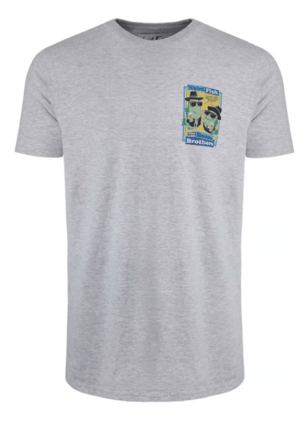 Weird Fish Booze Brothers Artist Tee Grey Marl - Boardworx