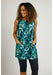 Weird Fish Juhi Lenzing EcoVero™ Viscose Tunic Deep Sea Blue - Boardworx