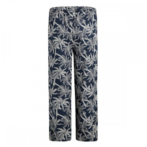 Weird Fish Tresco Lenzing EcoVero™ Cropped Trousers Midnight - Boardworx