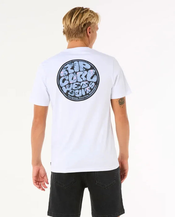 Rip Curl Wettie Passage Icon Tee White