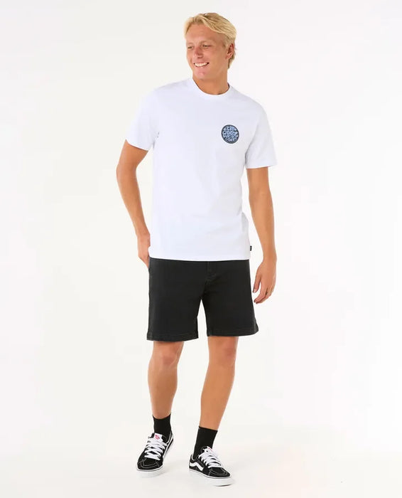 Rip Curl Wettie Passage Icon Tee White