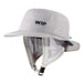 WIP grey surf hat with ear protection and chin strap for watersports