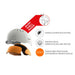 White surf hat with bump shell, D3O shock absorption, and seashell-inspired design for watersports