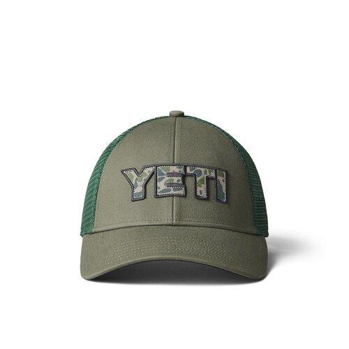 YETI Camo logo Badge Trucker Hat - Boardworx