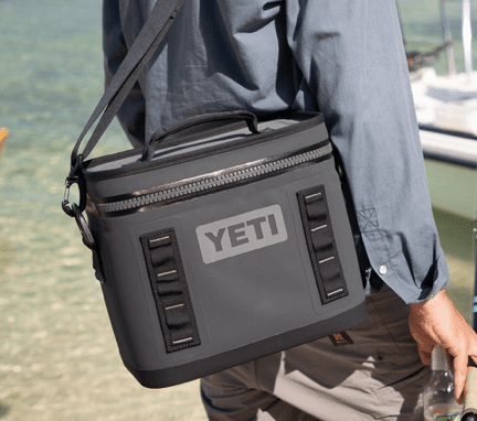 YETI Hopper Flip 8 Soft Cooler Navy - Boardworx