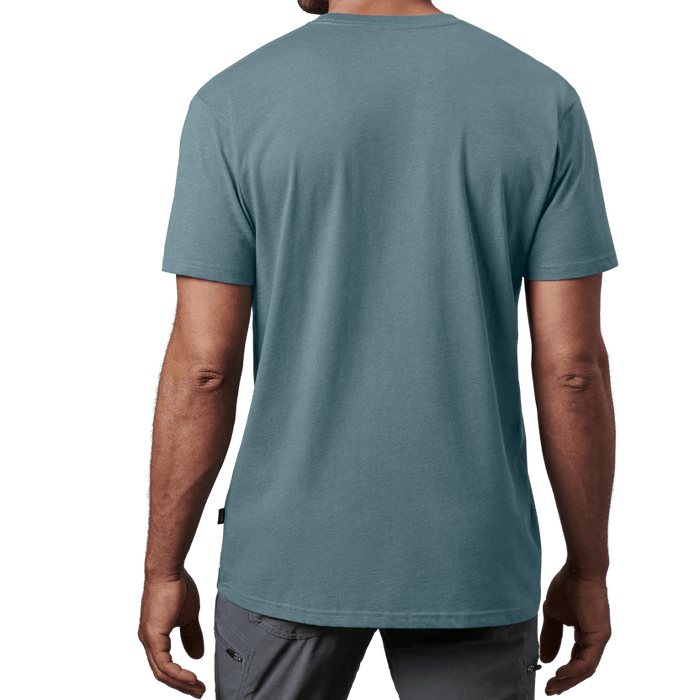 Yeti Logo Badge Short Sleeve T-Shirt Indigo - Boardworx