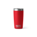 Yeti Rambler 10oz tumbler in rescue red with stainless steel lid, insulated drinkware