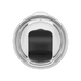 Yeti Rambler tumbler clear lid with black slider, top view, suitable for watersports use