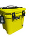 YETI Roadie 24 yellow cooler with black handle and latches, outdoor equipment