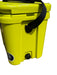 YETI Roadie 24 yellow cooler with black carry strap, ideal for watersports and beach trips